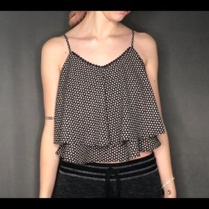 🌻NEW:CUTE CROPPED FLOWY DAISY CAMISOLE TOP🌻